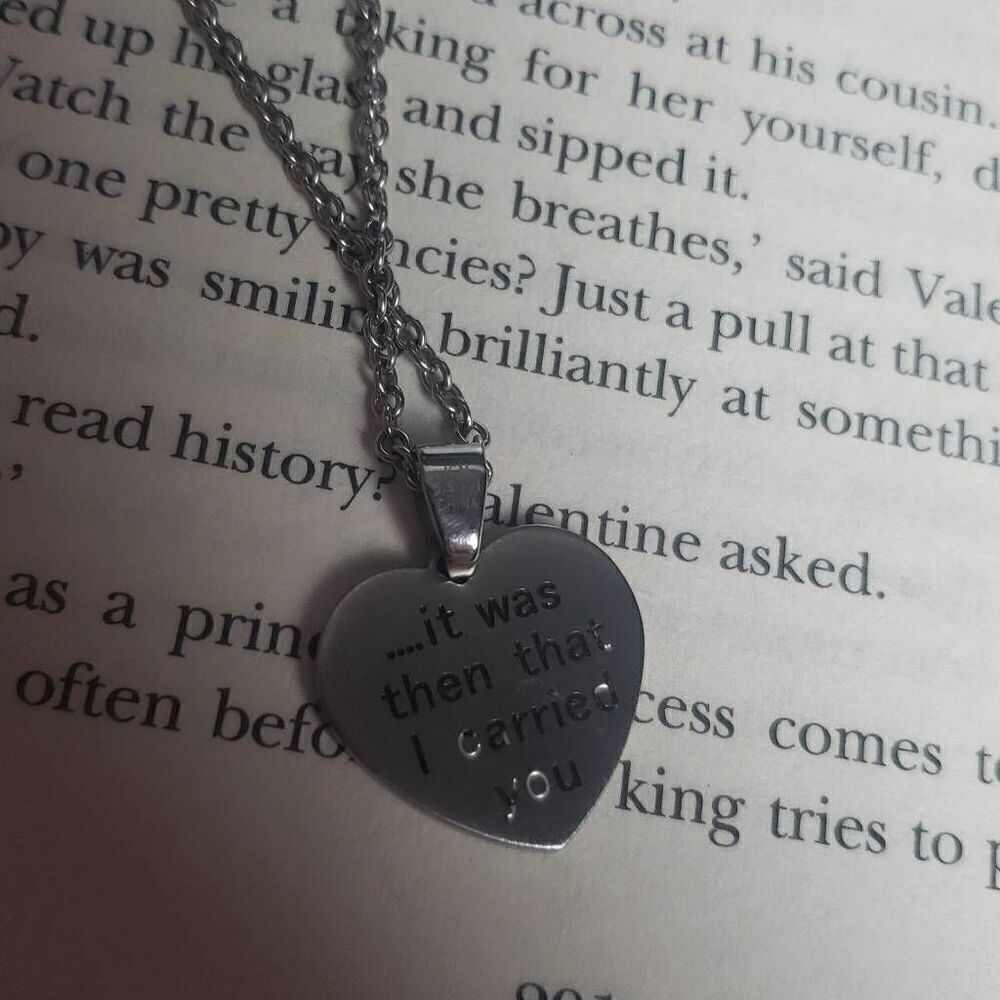 Christian Silver Heart Necklace‎
